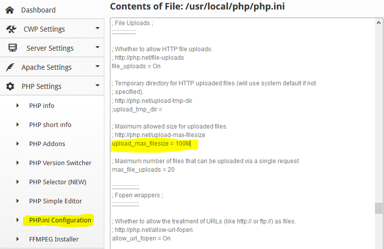 Upload_Max_Filesize. Php плагин загрузка файлов. Php Max_file_Size не работает. Пхп ини пример. Files php ini